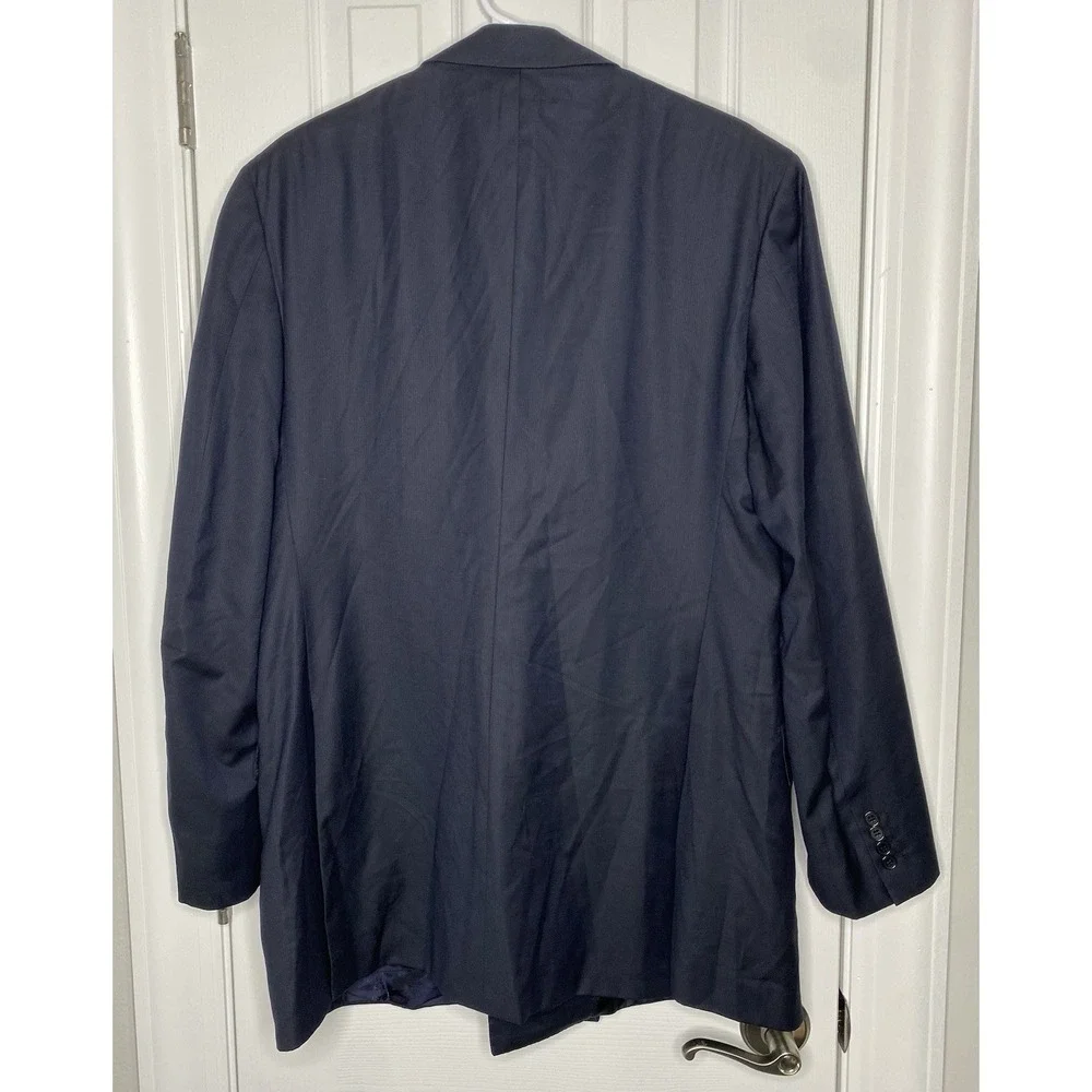 Brioni Men's Super 150s 100% Wool‎ Suit Jacket Black Size 44 L *read*